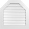 Ekena Millwork Octagonal Top Surface Mount PVC Gable Vent: Functional, w/ 3-1/2"W x 1"P Standard Frame, 30"W x 30"H GVPOT30X3001SF - alternate 1